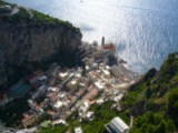 Amalfi Coast - Atrani, former fishermans village suspended on the rocks, now splendid attraction